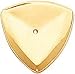 14K Yellow Gold Triangle Earring Jackets Jewelry New