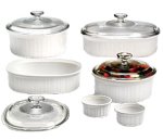 CorningWare 10-pc. Bakeware Set - French White