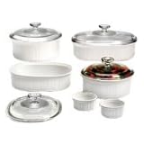 CorningWare 10-pc. Bakeware Set - French White by CorningWare