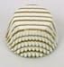 # 8 White and Gold Swirl Mini-Muffin or Candy Cup