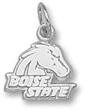 Boise State Broncos Solid Sterling Silver ''BOISE STATE'' Bronco Head 3/8'' Pendant
