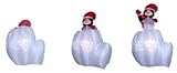 Chrisha Creations, Ltd. 88836 Penguin in Santa Hat Pops up From Igloo