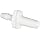 Value Plastics MTLS210-1 White Nylon Tube Fitting, Male Luer Slip to 200 Series Barbed Coupler, 1/16" (1.6 mm) Tube ID (Pack of 25)