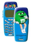 Cover für Nokia 3310, 3330 M&M's Girl grün