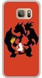 Genuine Samung Galaxy S7 Charmander Pokemon White Phone Case