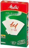 Melitta フィルターペーパー アロマジック ナチュラルホワイト 1×1 「10パックセット」