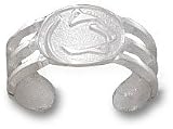 Penn State Nittany Lions Solid Sterling Silver Lion Head Toe Ring