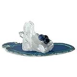 Agate sculpture, 'Pearls of the Sea' 6 W 2 L