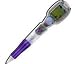 2-in-1 Mini Pizza Time Arcade Game Pen with Real Joystick Control.