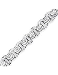 Sterling Silver 8.5 Inch Fancy Link Bracelet - 8.5 Inch