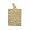 Bingo Card Charm - Gold Plate