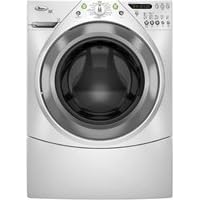 Whirlpool : WFW9400SZ 27in Front Load Washer with 4.0 cu. ft. Capacity White/Sapphire Blue