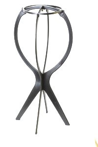 Portable Hat Wig Stand - Black