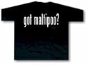 got Maltipoo ? Maltese & Poodle Hybrid Dog ADULT T Shirt SMALL thru 5X