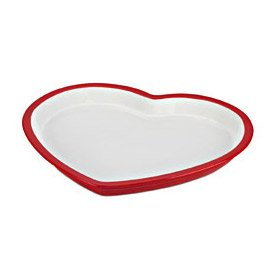 Cuisinart Chef’s Classic Ceramic Bakeware 12-Inch Heart Platter