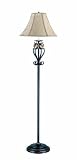 Wrought Iron Floor Lamp- Black