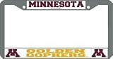 Minnesota Golden Gophers Chrome License Plate Frame