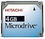 Hitachi 4gb Digital Microdrive High Speed Memory Card