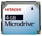 Hitachi 4gb Digital Microdrive High Speed Memory Card