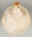 Set of 6 Pearl Champagne Glass Ball Christmas Ornaments 2.75
