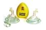 Laerdal Pocket Mask w/Oxygen Inlet & Head Strap w/Gloves & Wipe in Yellow Hard Case - 83001133