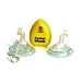 Laerdal Pocket Mask w/Oxygen Inlet & Head Strap w/Gloves & Wipe in Yellow Hard Case - 83001133