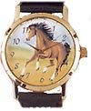 Horse Gallop watch for Children. Approx. 1 inch dial with easy to read numbers.