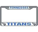 Tennessee Titans Chrome License Plate Frame