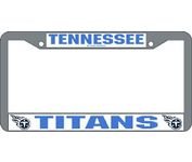 Tennessee Titans Chrome License Plate Frame