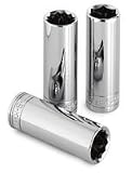 Wire Strippers: 1/2 In Drive 12 Pt Deep Metric Socket - 25mm