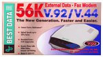 Best Data 56K V.92 External Fax Modem (56SX92)