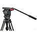 Sachtler 0443 FSB 6 T 2 MD Tripod System with Fluid Head & Mid Level Spreader, Supports 13.2 lbs