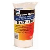 25-0423 9X12 1MIL DROP CLOTH WEIGHT:1 MIL. SIZE:9 X 12 FT.