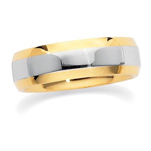 Platinum & 18K Yellow Gold Design Band
