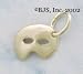 Phantom of the Opera Phantom Mask 14K Gold Charm