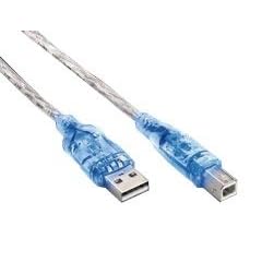 ednet USB Highspeed Kabel A/M LED Light 1,8m