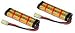 Sporting Goods : SAVING COMBO: Two 9.6V 1400mAh Flat NiMH Battery Pack for Mini AirSoft Guns
