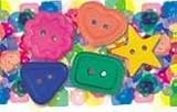 Roylco Inc. R-2132 Craft Buttons Asst 1 Lb Pk
