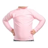 Toddler UV Rash Guard Shirt - Long Sleeved Pink Large 4T