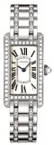 Cartier Tank American 18kt White Gold Diamond Bracelet Ladies Wristwatch WB7073MP by Watches