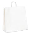 BOXBGS109W - 16 x 6 x 15 3/4 White Paper Shopping Bags