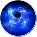 Lüfter Dark Blue PC-Lüfter 4 blaue LEDs 120x120x25mm