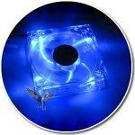 Lüfter Dark Blue PC-Lüfter 4 blaue LEDs 120x120x25mm