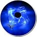 Lüfter Dark Blue PC-Lüfter 4 blaue LEDs 120x120x25mm