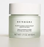 Sundari Elder Flower Moisturizer for Pitta Skin