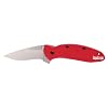 Kershaw Ken Onion Red Scallion Folding Pocket Knife with Speed Safe