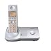 Electronics : Panasonic TG7100E Single DECT Cordless Phone - Silver