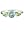 Bask Peridot & Blue Topaz Ring (size: 8)