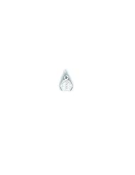 Sterling Silver Medical Alert ID Alert Pendant Charm