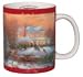Thomas Kinkade Victorian Christmas II Mug
